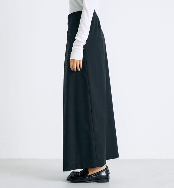 Edition「Super140's ウールトロピカル ラップスカート」|スカート|