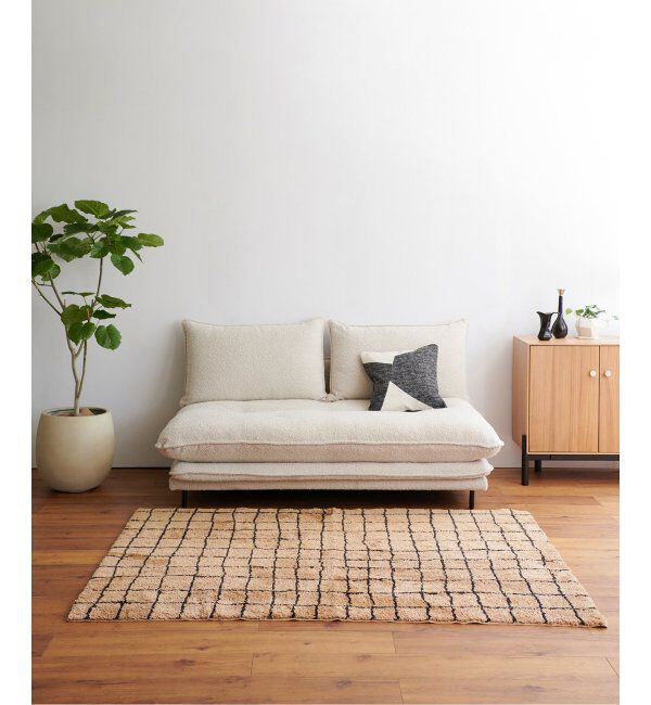 journal standard Furniture「GRID RUG 200x200 グリッド ラグ」|その他|
