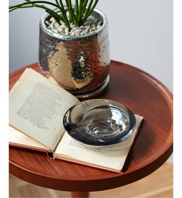 journal standard Furniture「★GLASS TRAY S ガラス トレー 灰皿 お香トレー」|ステーショナリー|