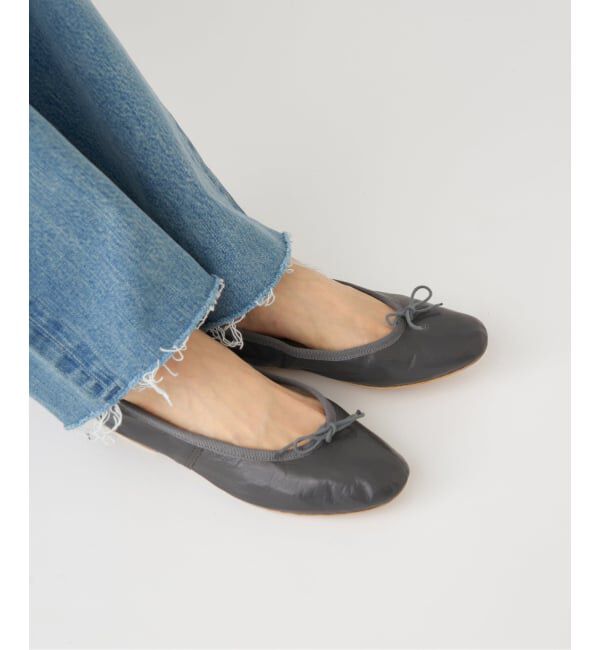 IENA「PORSELLI/ポルセリ 別注 SOLID BALLET バレエシューズ」|バレエシューズ|