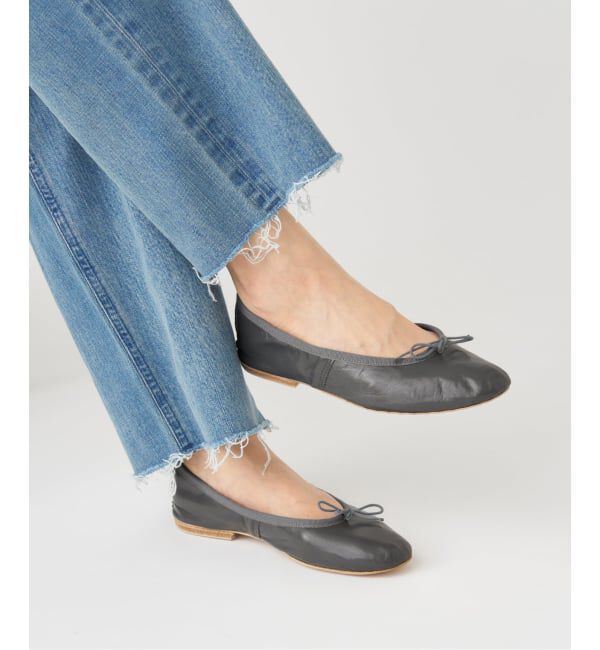 IENA「PORSELLI/ポルセリ 別注 SOLID BALLET バレエシューズ」|バレエシューズ|