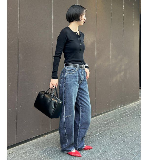 SLOBE IENA「Levi&rsquo;s/リーバイス SLOBE別注 BAGGY DAD BARREL デニムパンツ」|デニム|