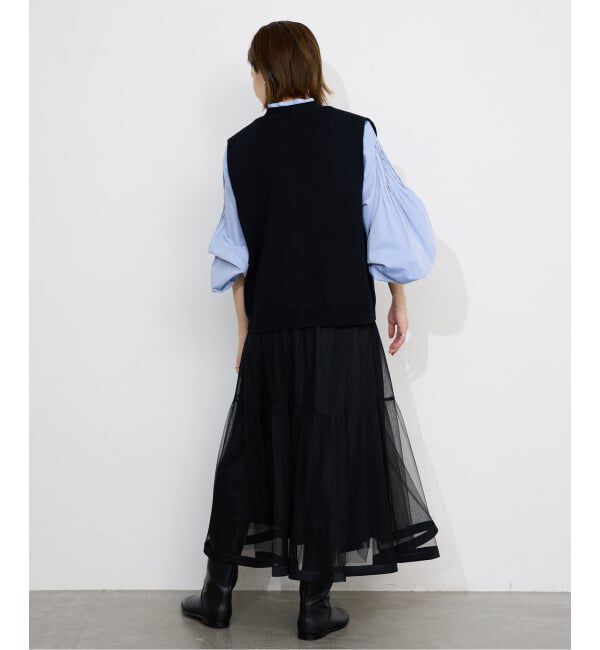 SLOBE IENA「《WEB限定/追加》ピンタックバルーンスリーブブラウス」|シャツ・ブラウス|