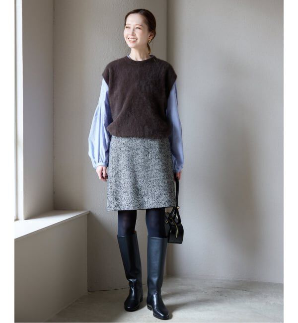 SLOBE IENA「《WEB限定/追加》ピンタックバルーンスリーブブラウス」|シャツ・ブラウス|