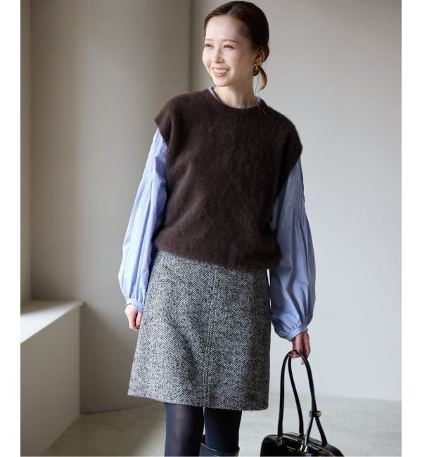 SLOBE IENA「《WEB限定/追加》ピンタックバルーンスリーブブラウス」|シャツ・ブラウス|