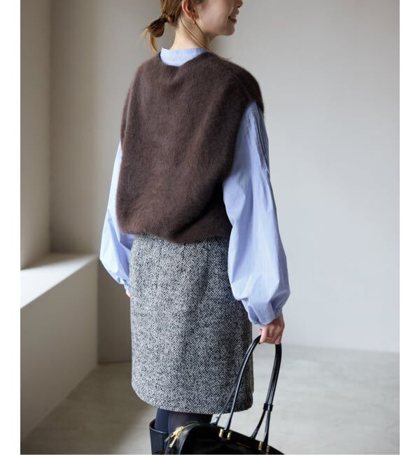 SLOBE IENA「《WEB限定/追加》ピンタックバルーンスリーブブラウス」|シャツ・ブラウス|