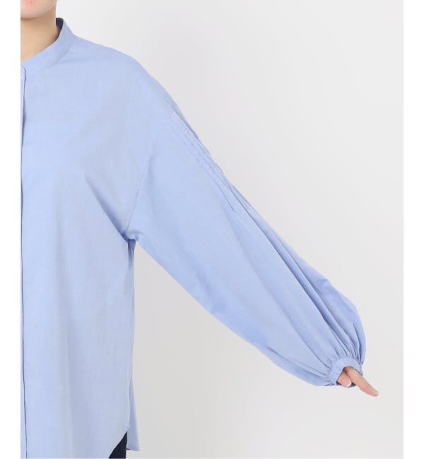 SLOBE IENA「《WEB限定/追加》ピンタックバルーンスリーブブラウス」|シャツ・ブラウス|