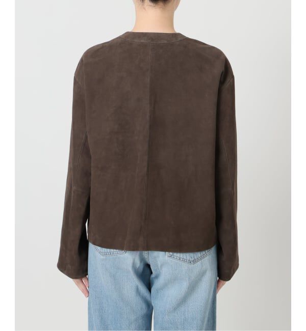 IENA「ラムスエードブルゾン」|ライダースジャケット|