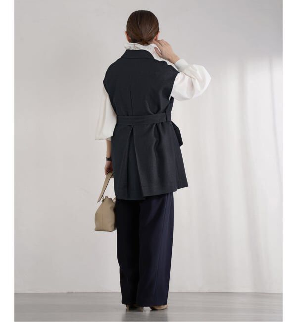 IENA「&NAVY ツイーディーサッシュジレ」|その他|