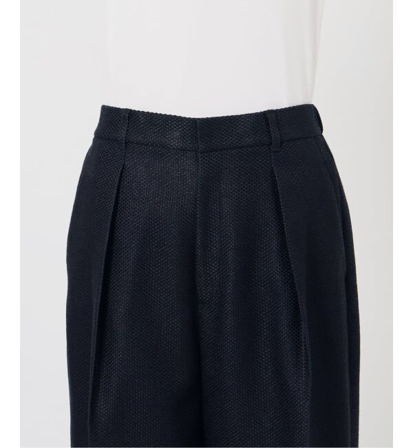 IENA「&NAVY ツイーディーパンツ」|スラックス|