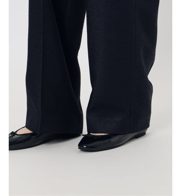 IENA「&NAVY ツイーディーパンツ」|スラックス|