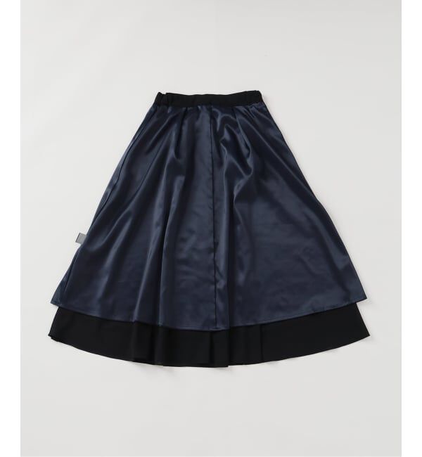 IENA「&NAVY シアーピンタックスカート」|スカート|