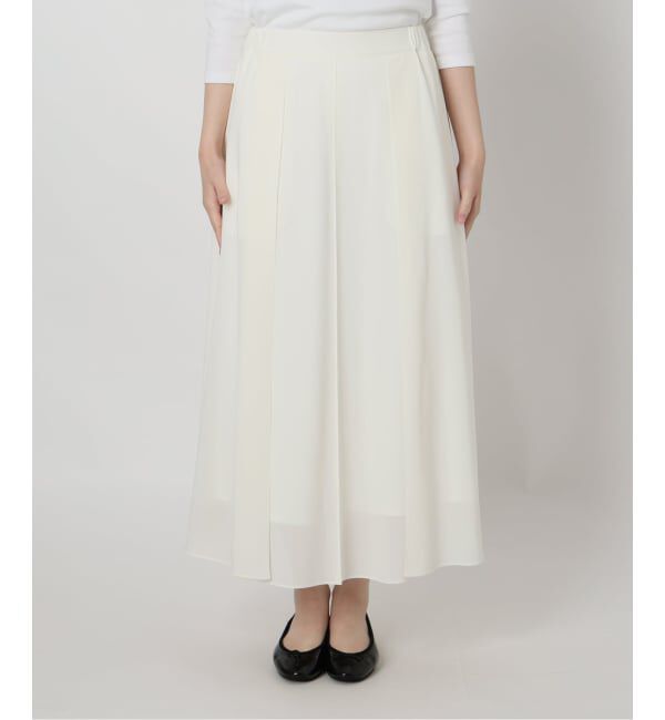 IENA「&NAVY シアーピンタックスカート」|スカート|