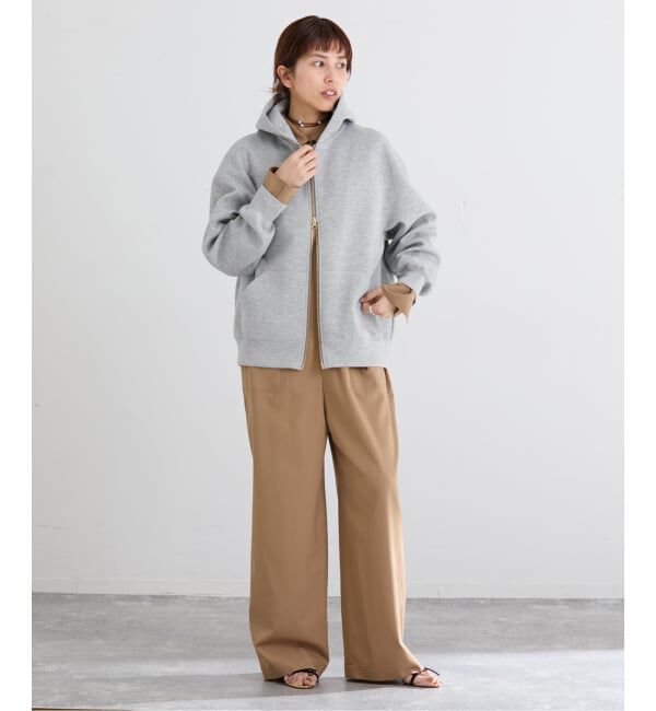 IENA「《セットアップ対応/予約》ダンボールニットフーディ」|パーカー|