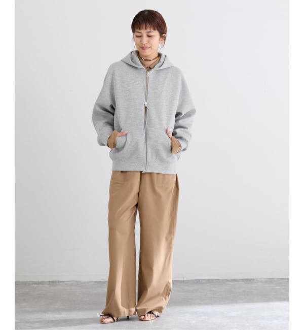 IENA「《セットアップ対応/予約》ダンボールニットフーディ」|パーカー|