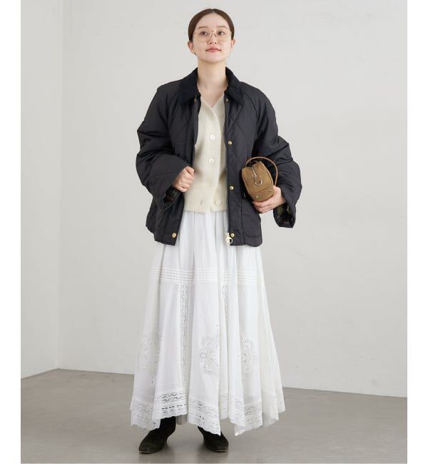 IENA「《追加4予約》コットンレーススカート」|スカート|