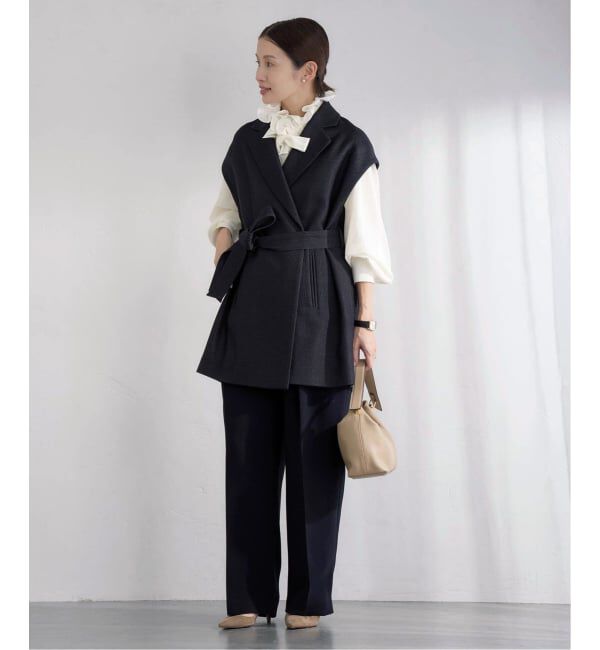 IENA「《追加予約》&NAVYシアーボウタイブラウス」|シャツ・ブラウス|