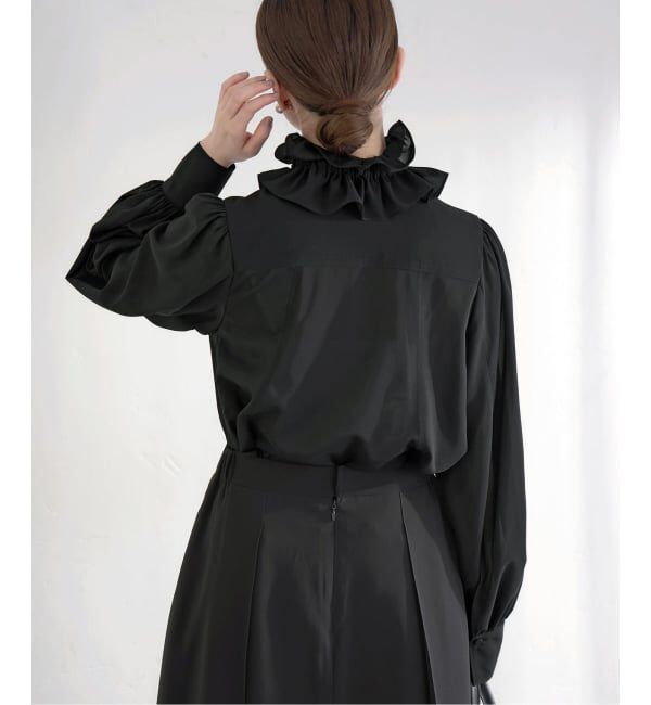 IENA「《追加予約》&NAVYシアーボウタイブラウス」|シャツ・ブラウス|