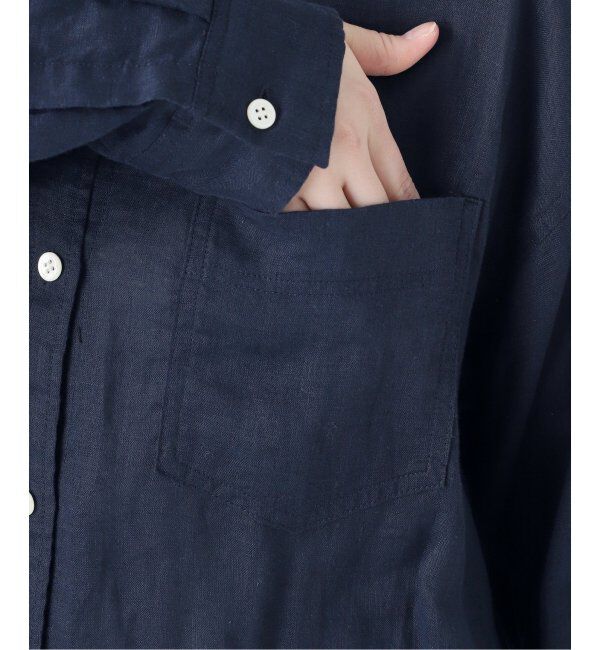 JOURNAL STANDARD relume「《追加2》手洗い可 / カラーリネンオーバーサイズシャツ」|シャツ・ブラウス|