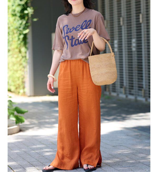 JOURNAL STANDARD relume「《一部WEB限定追加4》麻スリットイージーパンツ」|その他|