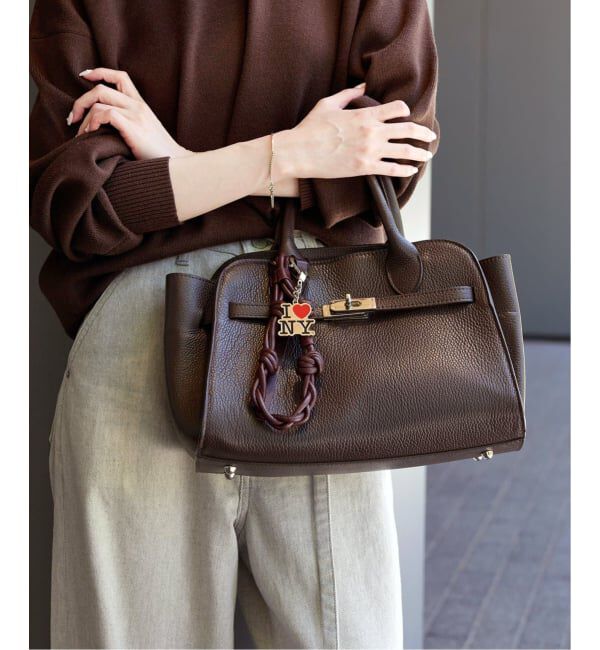 JOURNAL STANDARD「《追加》【AULENTTI/オウレンティ】バックルツキMINI BOSTON」|ボストンバッグ|ブラウン