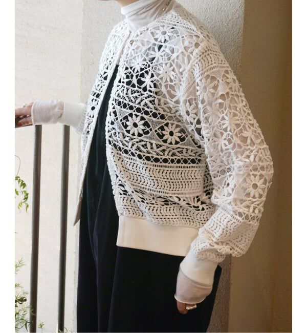 journal standard luxe「コットンレース リブブラウス」|シャツ・ブラウス|