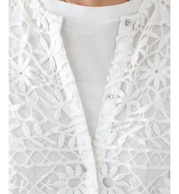 journal standard luxe「コットンレース リブブラウス」|シャツ・ブラウス|