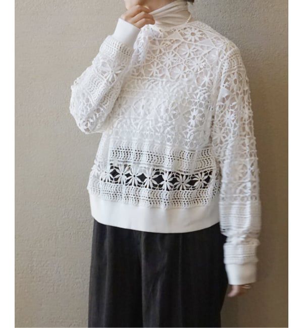 journal standard luxe「コットンレース リブブラウス」|シャツ・ブラウス|