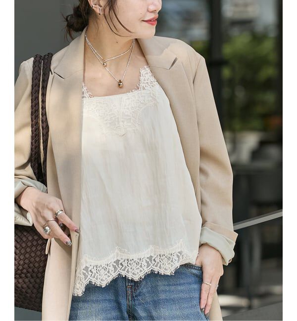 JOURNAL STANDARD「《追加2》フィブリルリヨセルキャミ」|シャツ・ブラウス|