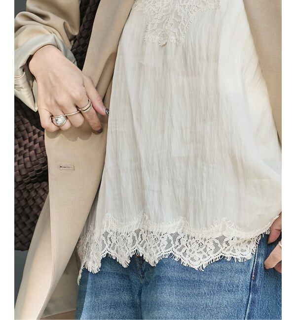 JOURNAL STANDARD「《追加2》フィブリルリヨセルキャミ」|シャツ・ブラウス|