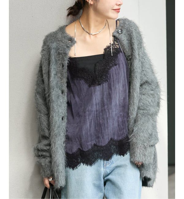 JOURNAL STANDARD「《追加2》フィブリルリヨセルキャミ」|シャツ・ブラウス|ネイビー