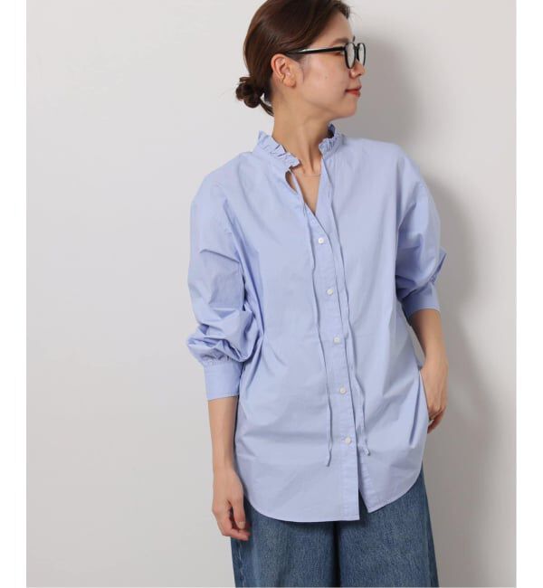 JOURNAL STANDARD relume「《追加5》ハイカウントコットンスタンドカラー2way」|シャツ・ブラウス|