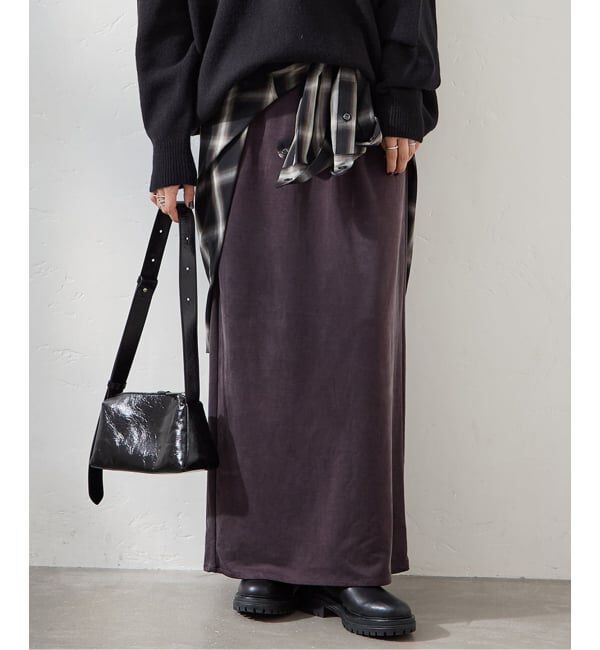 JOURNAL STANDARD「《追加》フィブリルキュプラジャージーマキシスカート」|スカート|