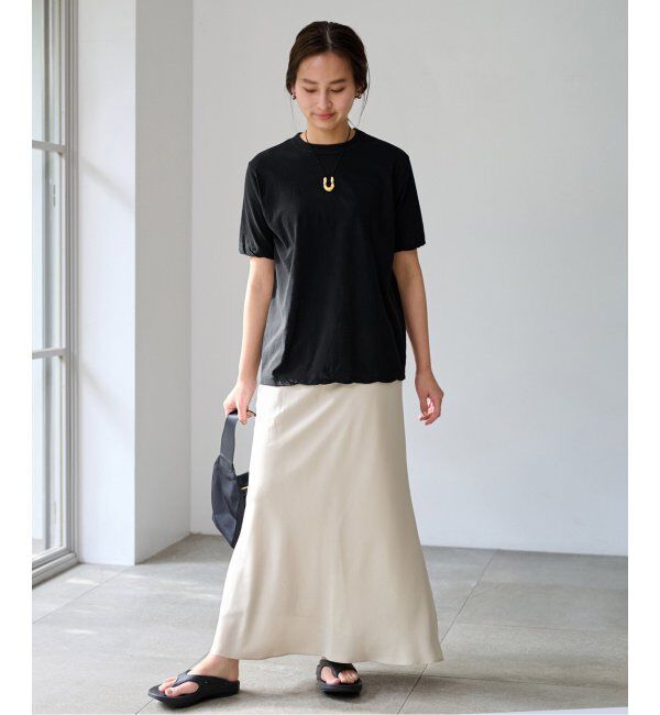 FRAMeWORK「キュプラツイルバイアススカート」|スカート|