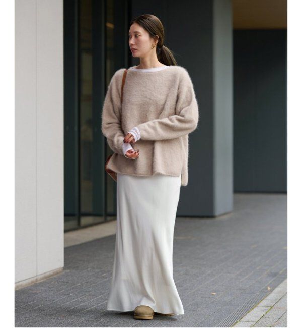 FRAMeWORK「≪追加≫キュプラバイアスサテンロングスカート」|スカート|