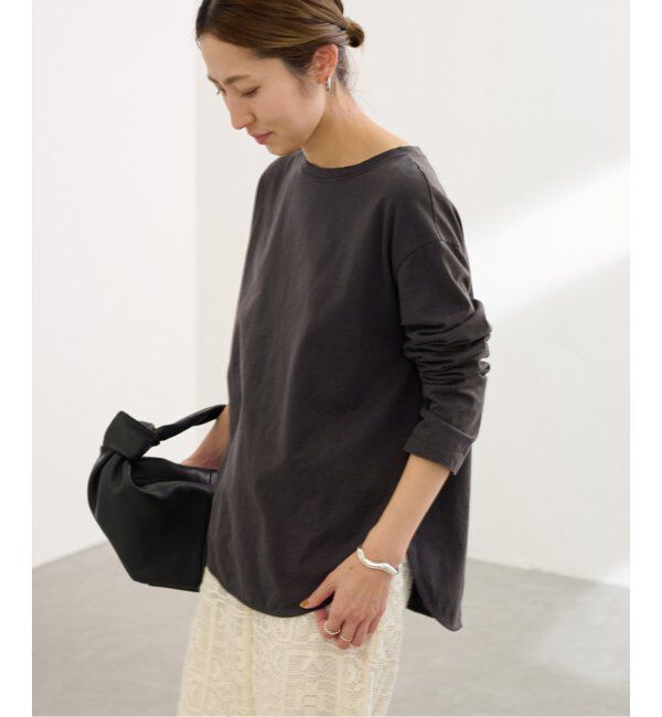 FRAMeWORK「≪追加≫コットン天竺ラウンドヘム3」|Tシャツ・カットソー|