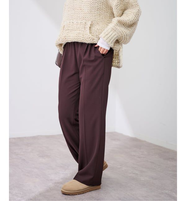 FRAMeWORK「≪洗濯機洗い可能≫ウォッシャブルイージースラックス」|スラックス|