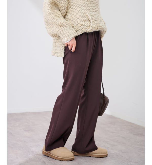 FRAMeWORK「≪洗濯機洗い可能≫ウォッシャブルイージースラックス」|スラックス|