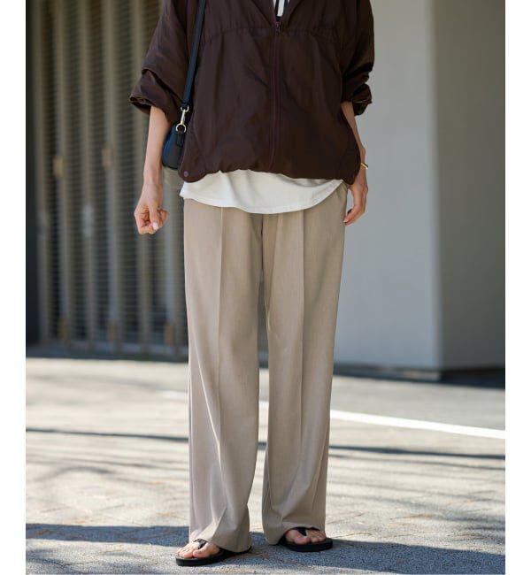 FRAMeWORK「≪洗濯機洗い可能≫ウォッシャブルイージースラックス」|スラックス|