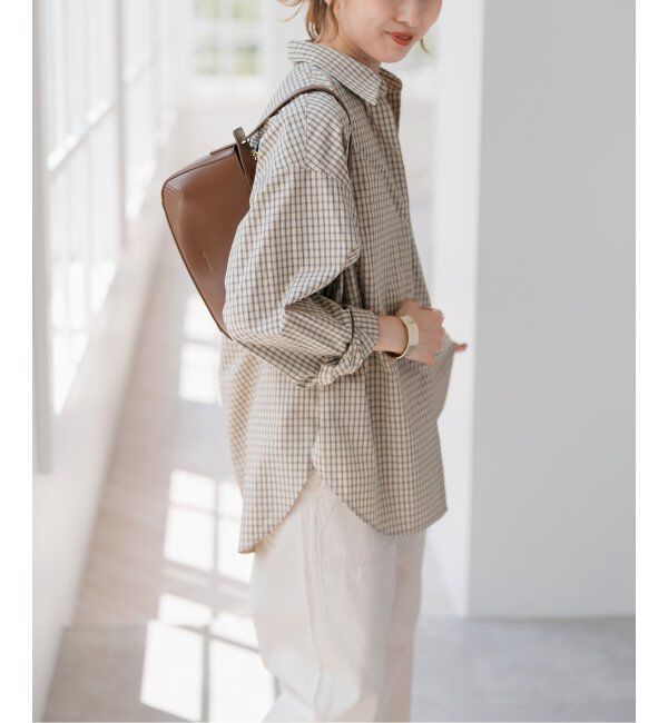 Spick and Span「刺繍オーバーシャツ」|シャツ・ブラウス|