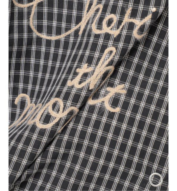 Spick and Span「刺繍オーバーシャツ」|シャツ・ブラウス|