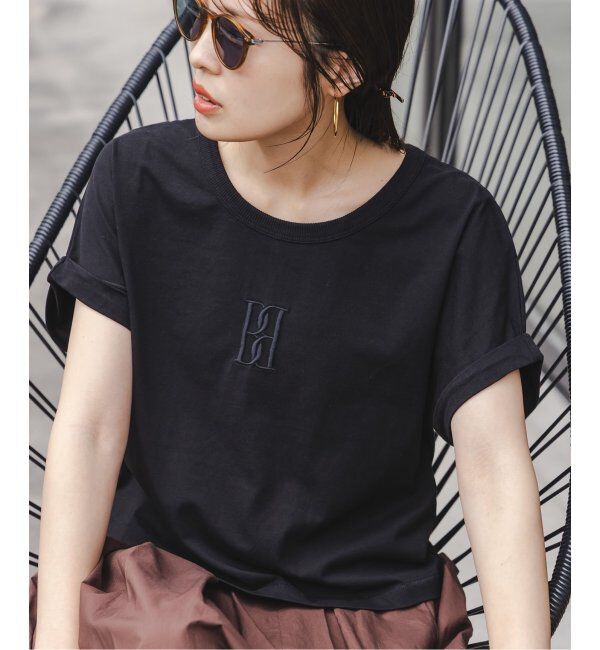 NOBLE「BY MALENE BIRGER/バイマレーネビルガーTシャツ」|Tシャツ・カットソー|ブラック