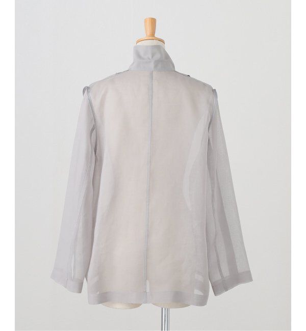 NOBLE「《追加》ソフトオーガンジーシアージャケット 3」|テーラードジャケット|