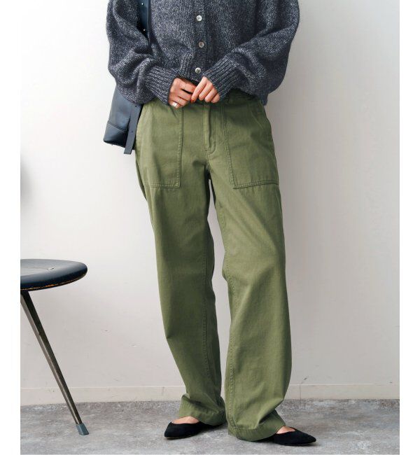 Spick and Span「《追加》ルーズベイカーパンツ」|カーゴ|