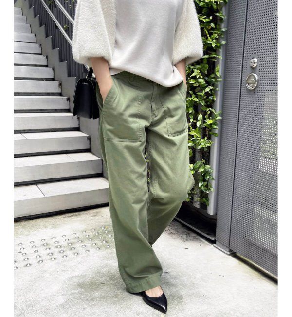 Spick and Span「《追加》ルーズベイカーパンツ」|カーゴ|