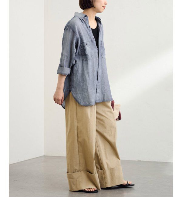 FRAMeWORK「エクストラワイドマッキンパンツ」|チノ|