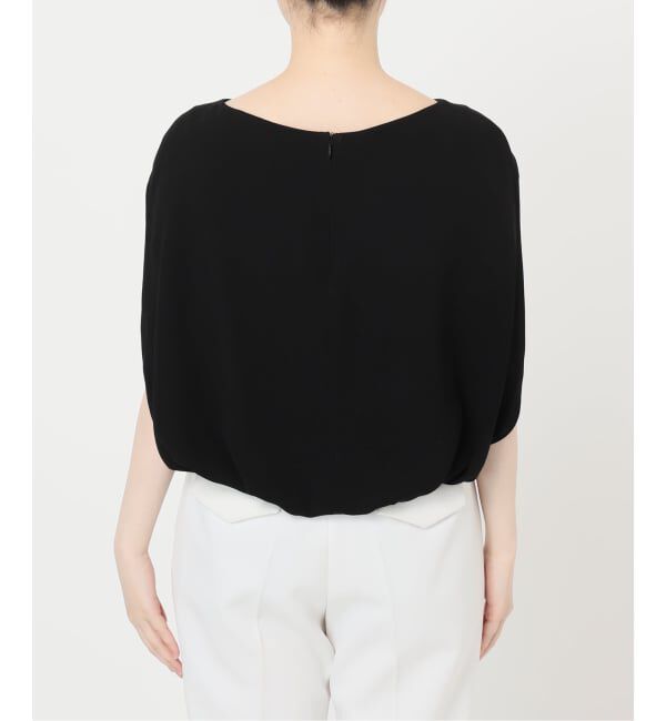 NOBLE「《WEB限定追加》【洗える】バルーンケープブラウス」|シャツ・ブラウス|