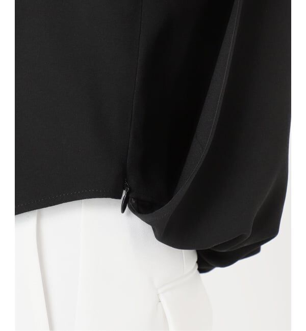 NOBLE「《WEB限定追加》【洗える】バルーンケープブラウス」|シャツ・ブラウス|