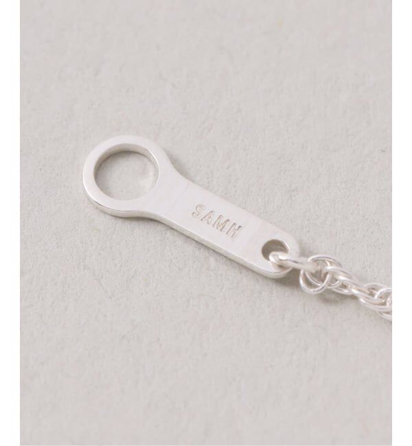 Spick and Span「【SAMH by LILAS】ダイヤモンドカットシェルネックレス SV」|ネックレス|