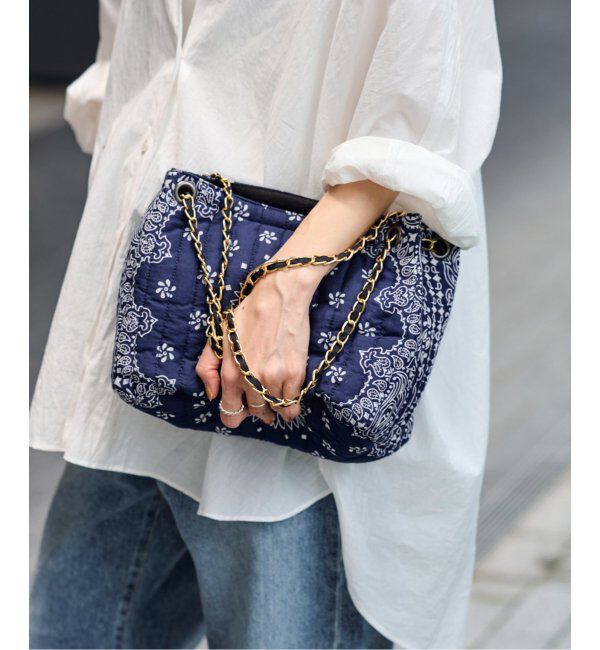 FRAMeWORK「MALUS/マリュス バンダナキルティングショルダーBAG」|ショルダー・メッセンジャー|